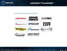 Tablet Screenshot of eweightplanner.com